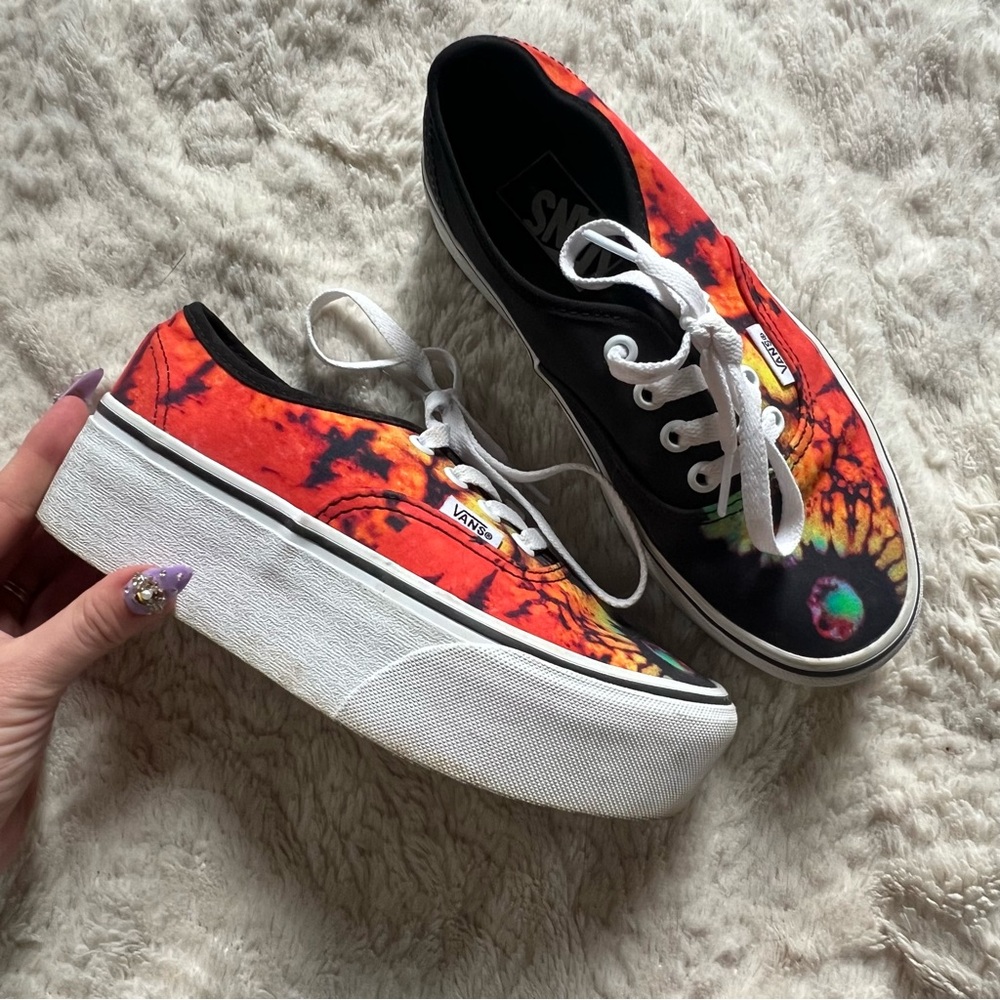 Vans Stackform Authentic tie dye shoe size 5